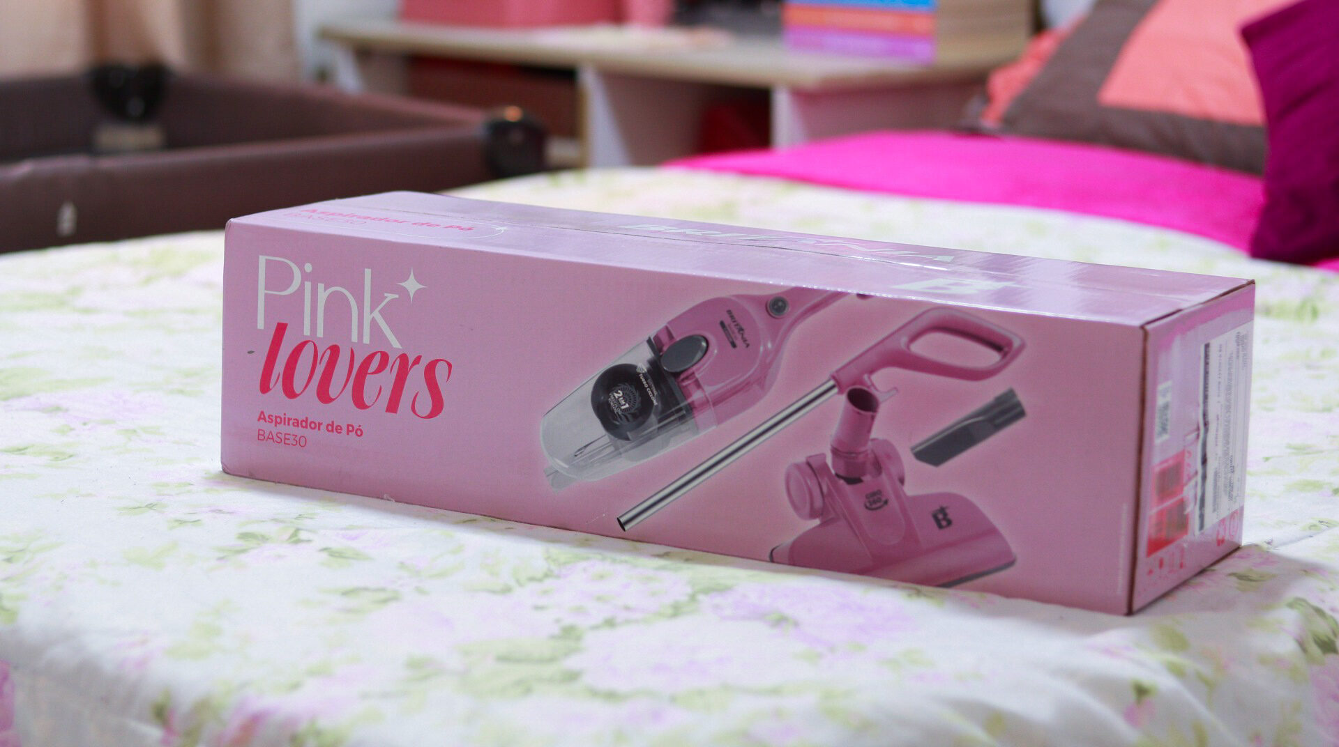 Aspirador vertical rosa é bom?